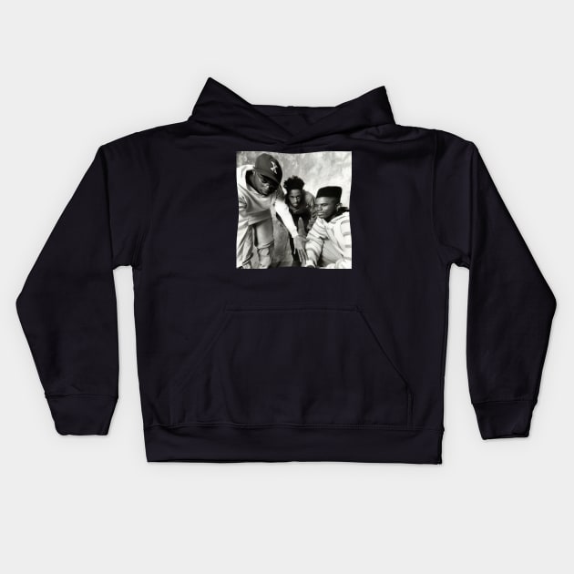 mf doom old school Kids Hoodie by go212